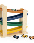 Wooden Animal Race Track Toy for Toddlers