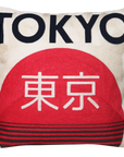 Tokyo Japanese Needlepoint Pillow