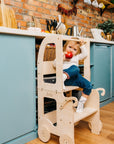 Convertible Montessori Kitchen Helper Table