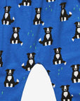 Premium organic cotton yoga pants with dog print, stylish and comfortable for kids, eco-friendly GOTS certified, best-selling farm theme collection by Toby Tiger at brixbailey.com