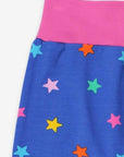 Premium Blue Baby Pants with Colorful Star Print, 100% Organic Cotton, Comfortable Waistband, Eco-Friendly Dye, Machine Washable by Toby Tiger at brixbailey.com