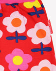 Adorable Retro Floral Print Organic Cotton Pants for Toddlers, Soft and Stylish Eco-Friendly Playwear by Toby Tiger at brixbailey.com