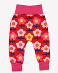 Adorable Retro Floral Print Organic Cotton Pull-On Pants for Toddlers - Soft, Stylish & Eco-Friendly by Toby Tiger at brixbailey.com