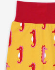 Premium Baby Pants with Seahorse Print for Active Play, Soft GOTS-Certified Organic Cotton, Eco-Friendly Dye by Toby Tiger at brixbailey.com