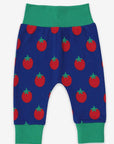 Premium Baby Pants with Cute Tomato Print - Soft 100% GOTS Organic Cotton, Flexible Waistband, Eco-Friendly Dyes by Toby Tiger at brixbailey.com