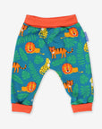 Premium Baby Pants with Wildcat Print, Soft Organic Cotton, Comfortable Fit for Crawling and Play, Eco-Friendly GOTS Certified by Toby Tiger at brixbailey.com