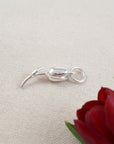 Tulip Flower Silver Charm