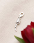 Tulip Flower Silver Charm