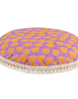 MINICAMP Large Kids Floor Cushion in Vibrant Tulip Pattern