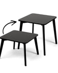 TULLA - Height-extendable Kids Table - Black