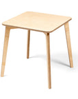 TULLA - Height-extendable Kids Table - Natural Wood
