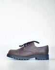 Dark Brown Leather Walking Shoes