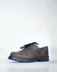 Dark Brown Leather Walking Shoes