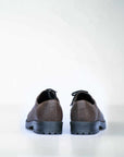 Dark Brown Leather Walking Shoes