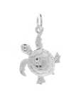 Turtle Silver Charm
