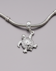 Turtle Silver Charm