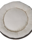 THE LINCOLN | LUXURY TWEED CALMING DONUT DOG BED
