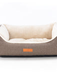THE LINCOLN | LUXURY TWEED BOLSTER DOG BED