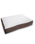 THE LINCOLN | LUXURY TWEED FLAT PILLOW DOG BED
