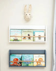 Premium white rabbit mini head, stylish neutral decor, easy-hang bamboo hook, best-selling animal wall art by Ella James at brixbailey.com
