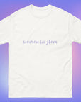 Cool women in stem science slogan tshirt in light blue, white or grey