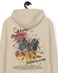 If It's Nice Play It Twice DISCO! Organic Cotton Embroidered Heavyweight Hoodie
