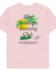 Palm Tree Slow Sundays Running Club Organic Cotton T-Shirt