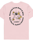 GUSTATORY Coffee Over Bills Organic Cotton Embroidered T-Shirt