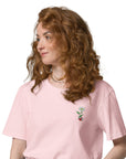 Daisy Garden Dystopia Organic Cotton Embroidered T-Shirt