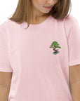 Bonsai Garden Dystopia Organic Cotton Embroidered T-Shirt