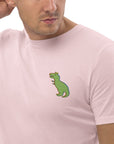 T-Rex Snap Dancin' In The Wild Organic Cotton Embroidered T-Shirt