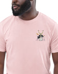 The Drummer Monkey Organic Cotton Embroidered T-Shirt
