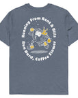 GUSTATORY Coffee Over Bills Organic Cotton Embroidered T-Shirt