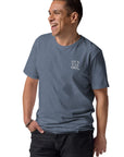 GUSTATORY Tokyo Coffee Scene Organic Cotton Embroidered T-Shirt