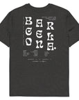 GUSTATORY Barcelona Coffee Scene Organic Cotton Embroidered T-Shirt
