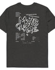 GUSTATORY Melbourne Coffee Scene Organic Cotton Embroidered T-Shirt