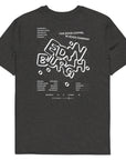 GUSTATORY Edinburgh Coffee Scene Organic Cotton Embroidered T-Shirt