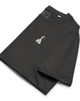 Dapper Duck Actual Life Organic Cotton Embroidered T-Shirt
