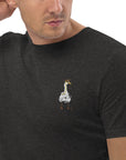 Dapper Duck Actual Life Organic Cotton Embroidered T-Shirt