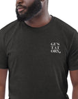 GUSTATORY New York Coffee Scene Organic Cotton Embroidered T-Shirt