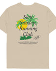 Palm Tree Slow Sundays Running Club Organic Cotton T-Shirt