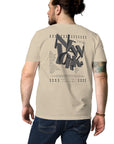 GUSTATORY New York Coffee Scene Organic Cotton Embroidered T-Shirt