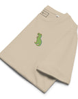 T-Rex Snap Dancin' In The Wild Organic Cotton Embroidered T-Shirt
