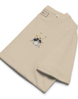 The Drummer Monkey Organic Cotton Embroidered T-Shirt