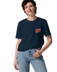 Think Ocean Fish Pixel Art Organic Cotton T-Shirt
