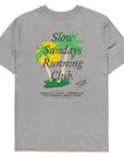 Palm Tree Slow Sundays Running Club Organic Cotton T-Shirt