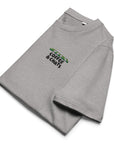 GUSTATORY Coffee & Chats Organic Cotton Embroidered T-Shirt