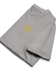GUSTATORY Coffee Over Bills Organic Cotton Embroidered T-Shirt