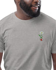 Daisy Garden Dystopia Organic Cotton Embroidered T-Shirt