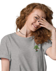 Bonsai Garden Dystopia Organic Cotton Embroidered T-Shirt